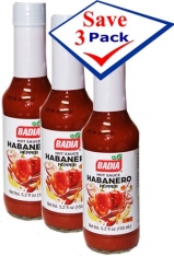 Badia Habanero Hot Sauce 5.2 oz Pack of 3